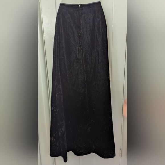 Scott McClintock 90s Velvet Whimsigoth Fairy Grunge Witchy Romantic Maxi Skirt 8 - Picture 4 of 9